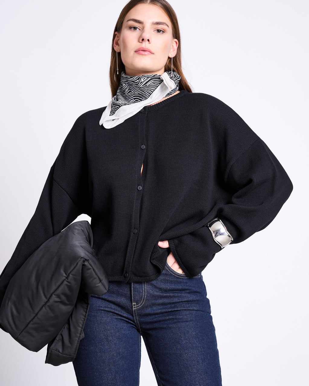 LIGHT CARDIGAN ASAS BLACK GOTS T-shirt jan-n-june 5