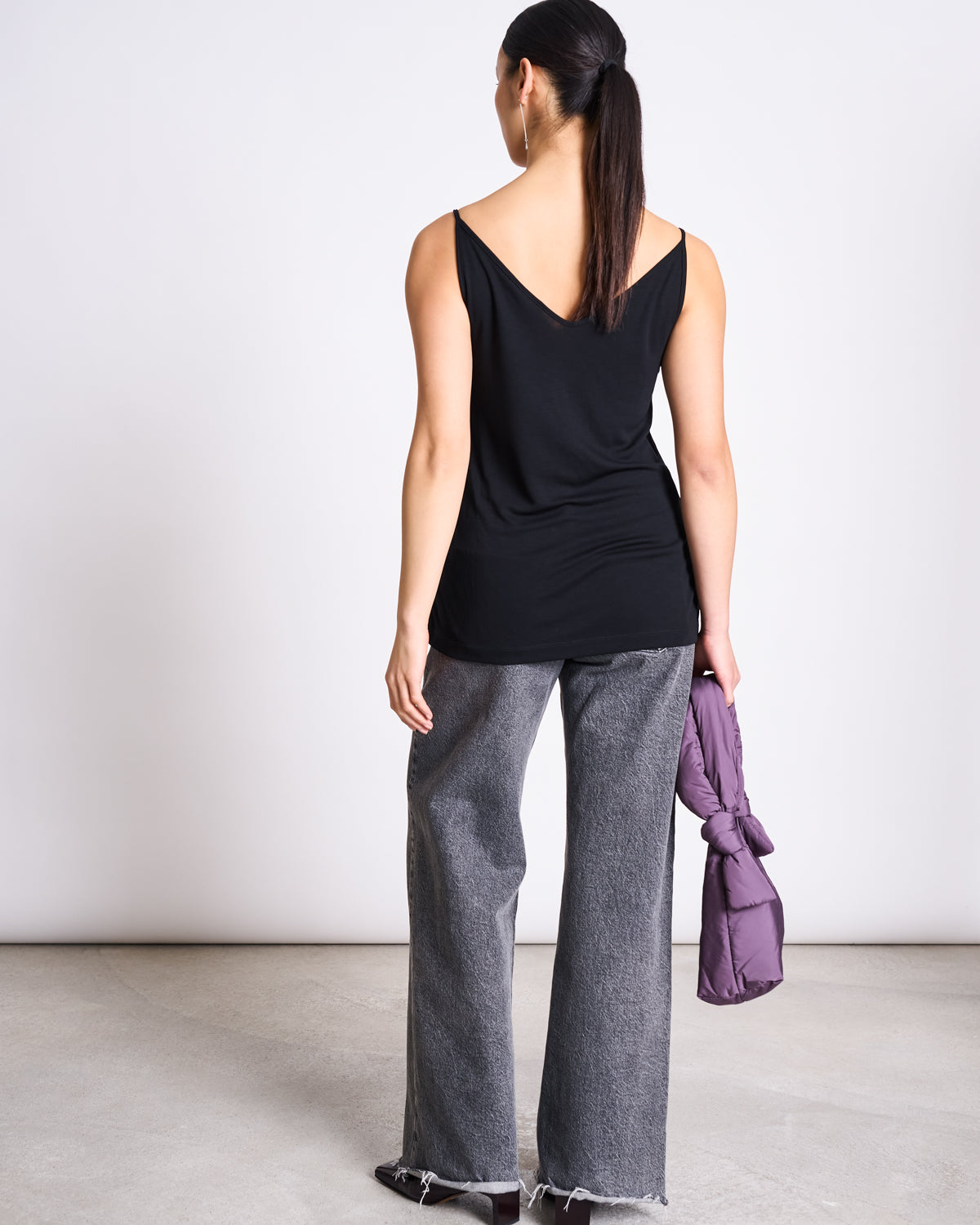 SLIP TOP TRIANGLE FLOW BLACK tops jan-n-june 3