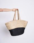 SHOPPING BASKET JUTE BLACK jan-n-june 1