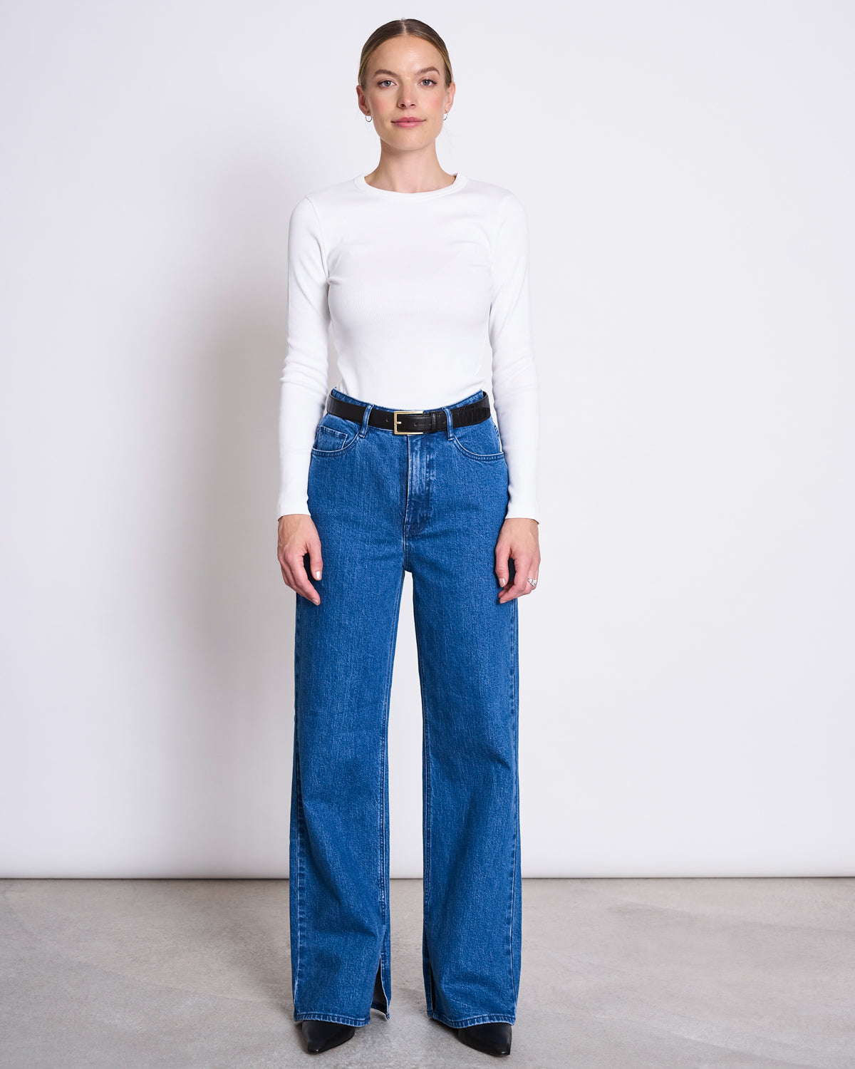 RIB LONGSLEEVE MURI WHITE GOTS Longsleeve jan-n-june 5