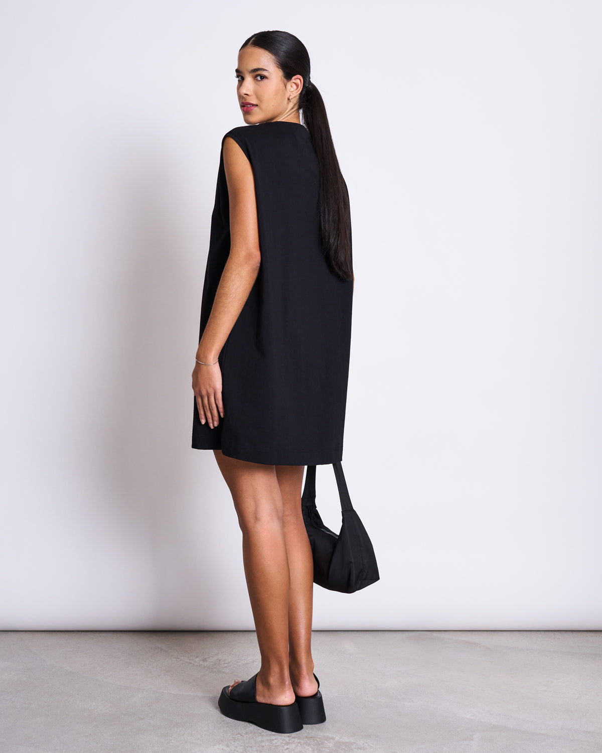 MINI DRESS NANITI BLACK Dresses jan-n-june 4