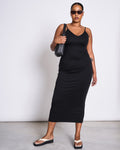 MIDI DRESS MELVAIG BLACK dress jan-n-june 1