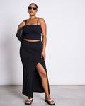 MAXI SKIRT LUSTA BLACK skirt jan-n-june 1