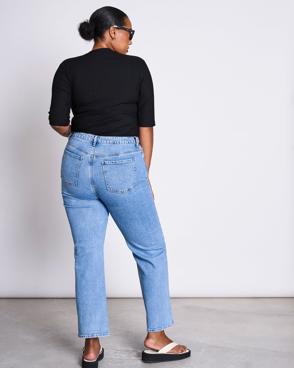 TENCEL™ LYOCELL RIB T-SHIRT NINA BLACK t-shirt jan-n-june 8