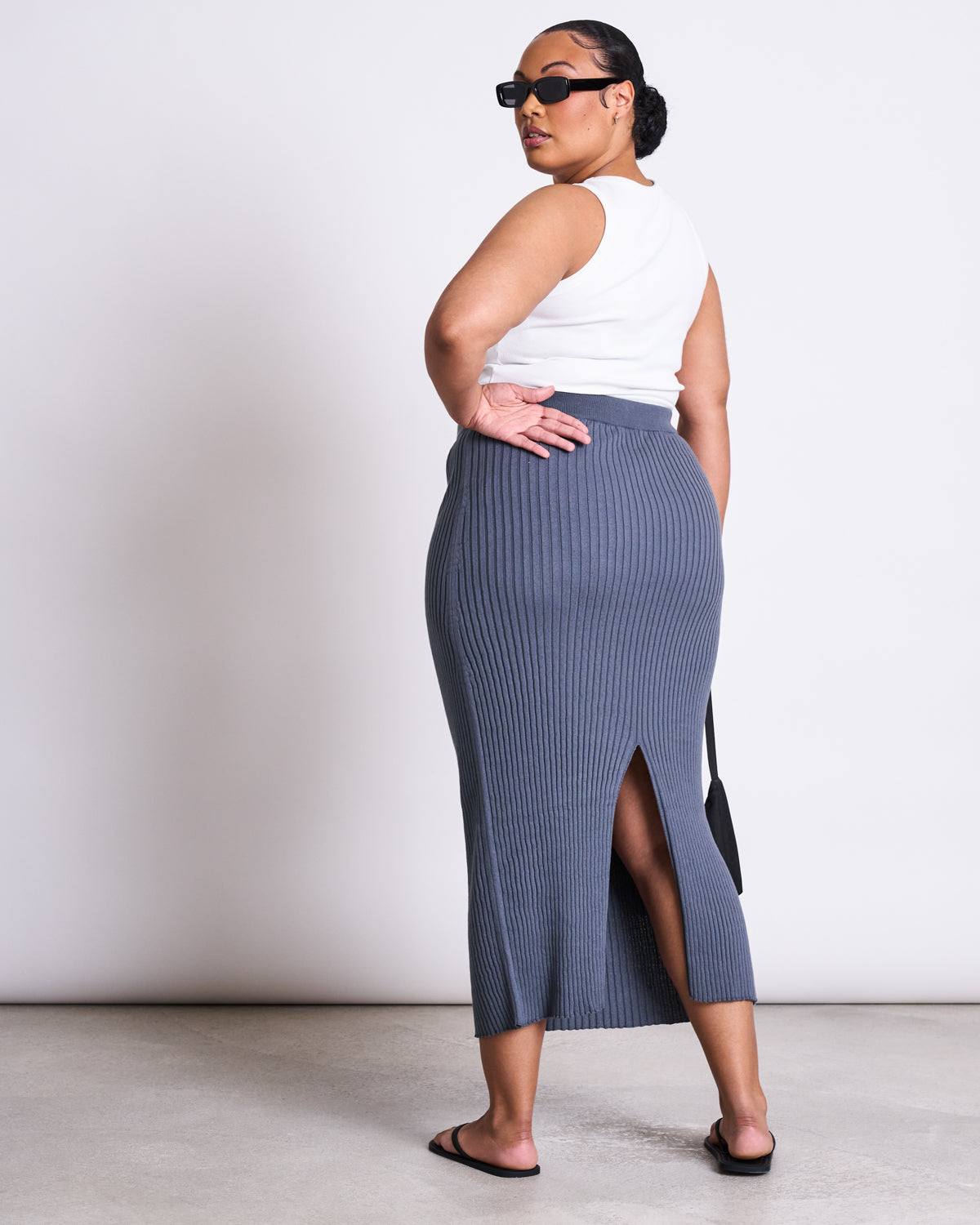 MIDI KNIT SKIRT EBBA TURBULENCE GOTS Skirts jan-n-june 6