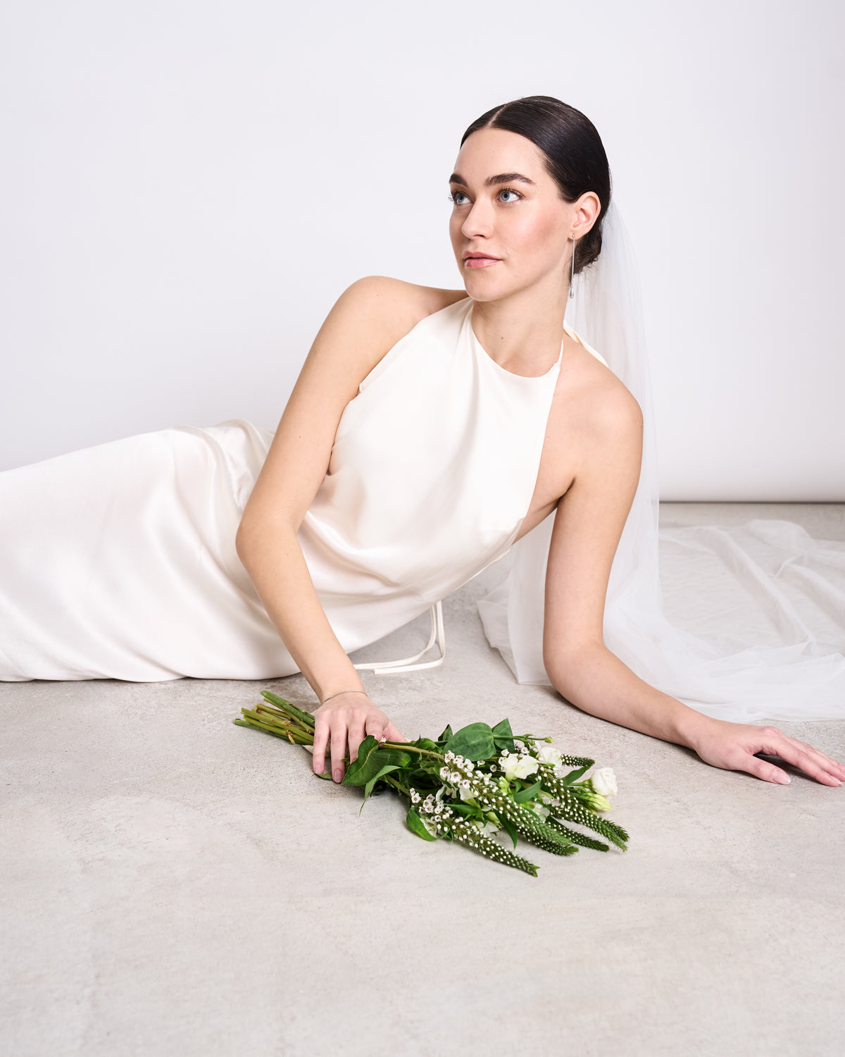 NECKHOLDER SLIPDRESS SICAYA OFFWHITE Skirt jan-n-june 5