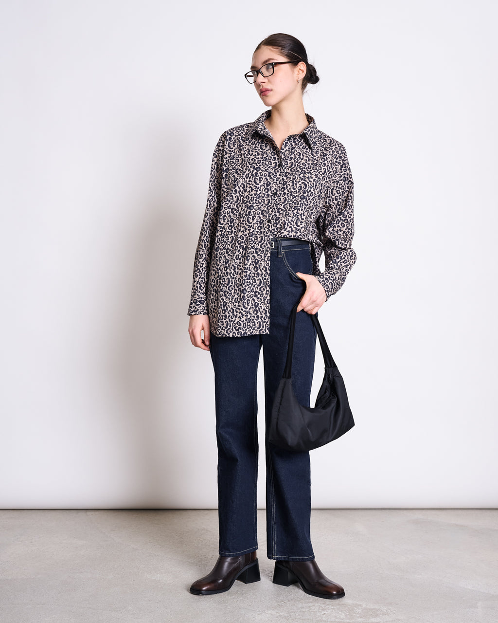 OVERSIZED SHIRT MAMRO LEO PRINT T-shirt jan-n-june 2