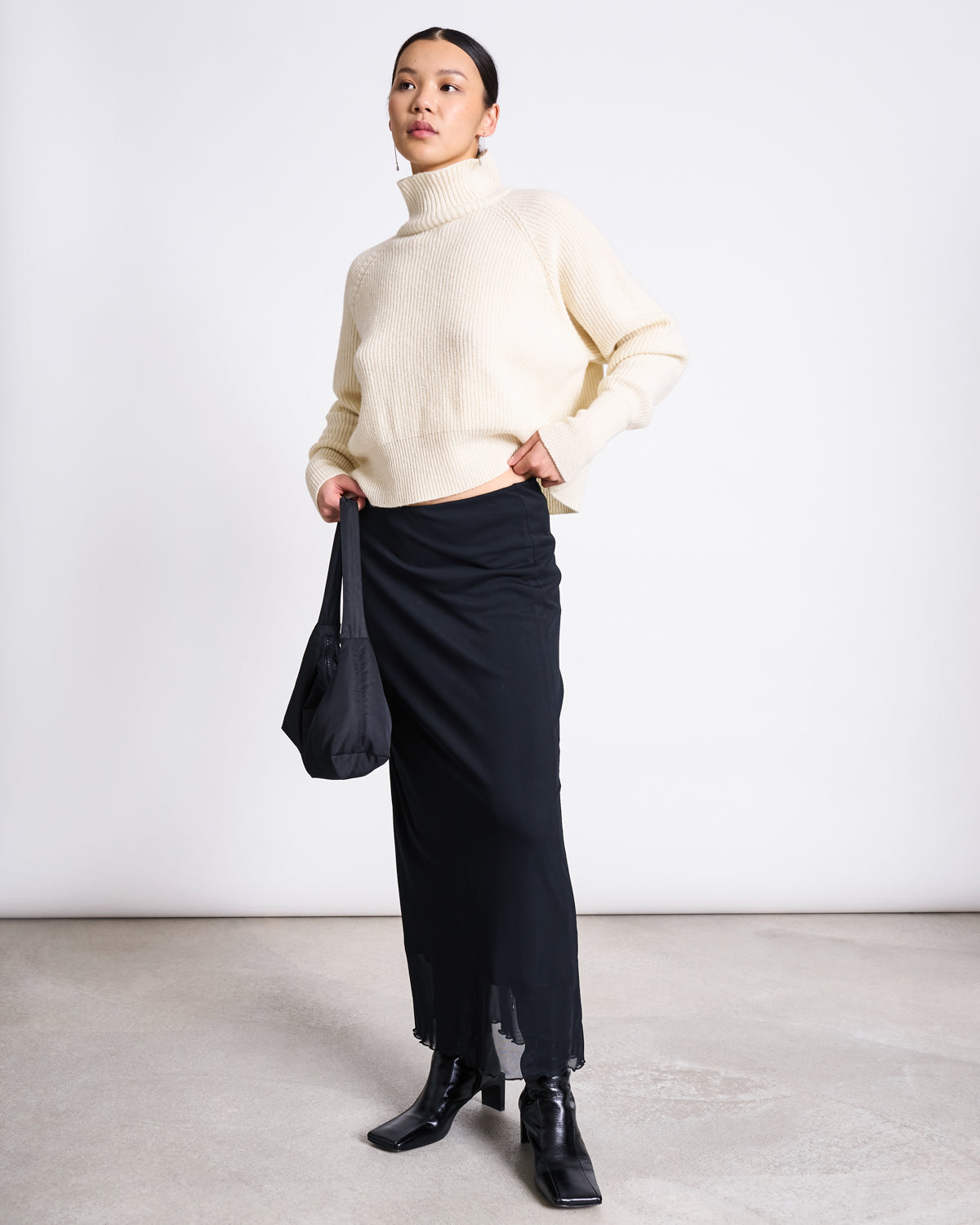 HIGH-NECK JUMPER WOOLY OLA OFFWHITE GOTS Jumper jan-n-june 2