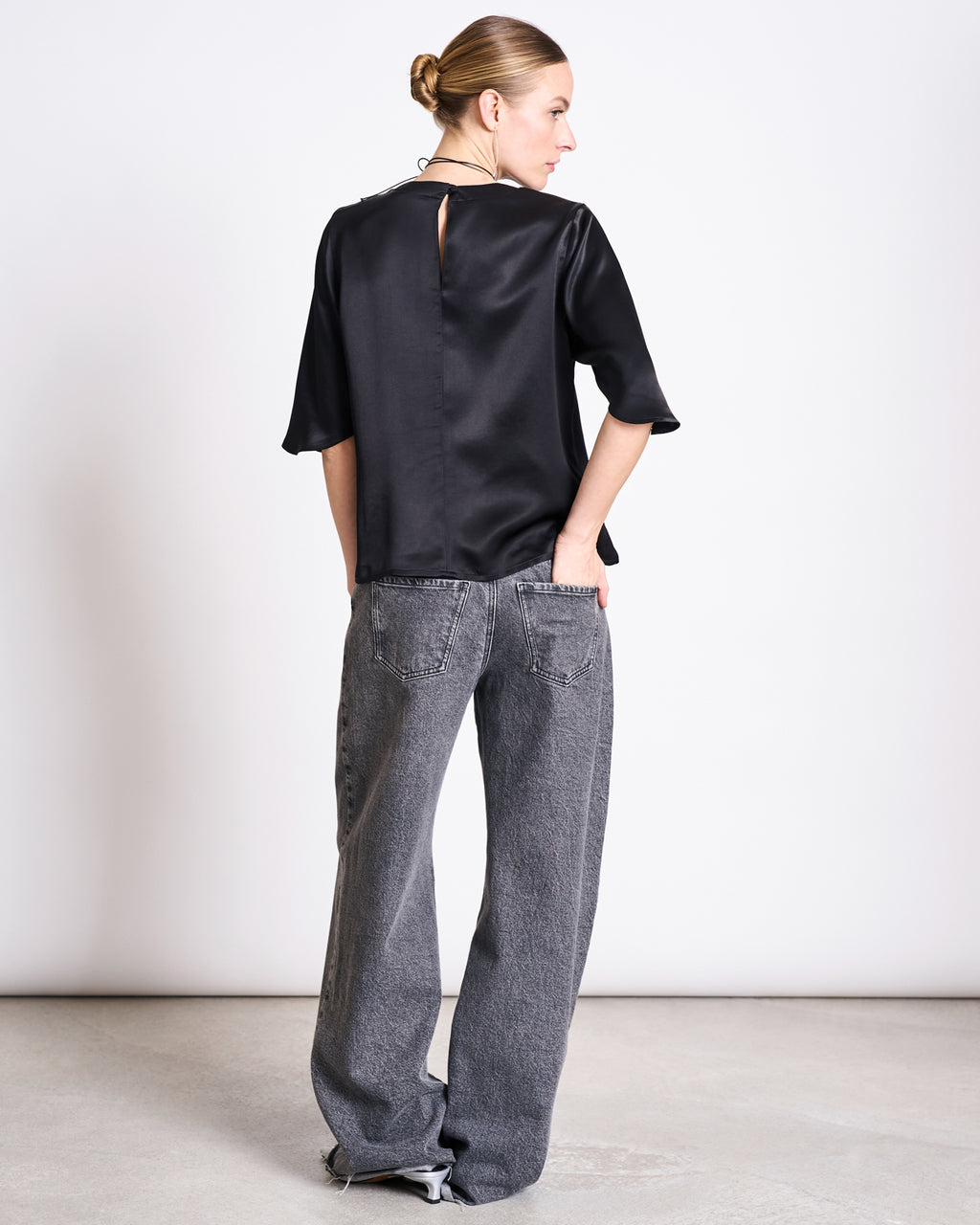 SILKY SHIRT NAMORA BLACK T-shirt jan-n-june 10