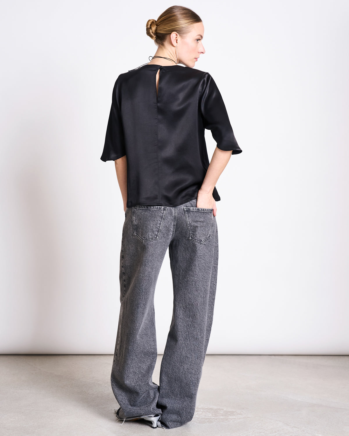 SILKY SHIRT NAMORA BLACK T-shirt jan-n-june 10