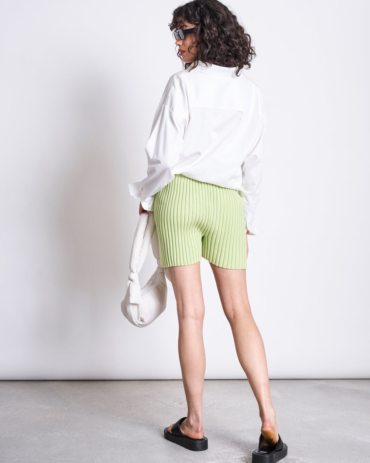 KNIT SHORTS IDOIA MATCHA Shorts jan-n-june 3