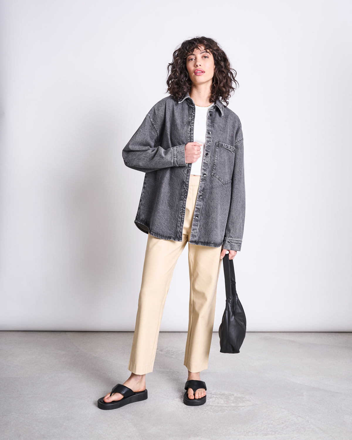 THE VEGAN COATED PANTS BUTTER pants jan-n-june 1