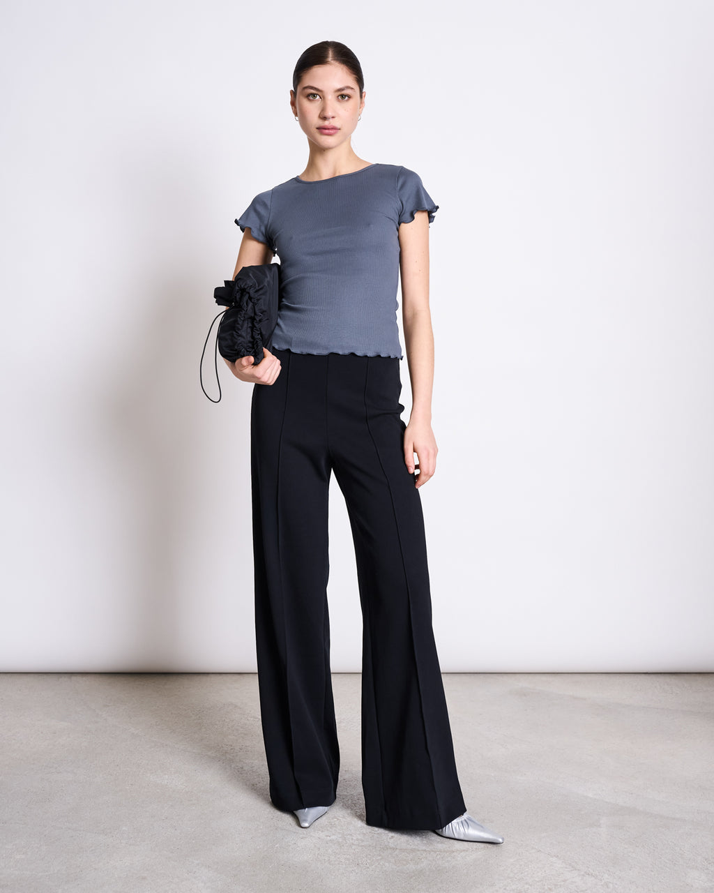 WIDE PANTS LAREDO BLACK GOTS Pants jan-n-june 1