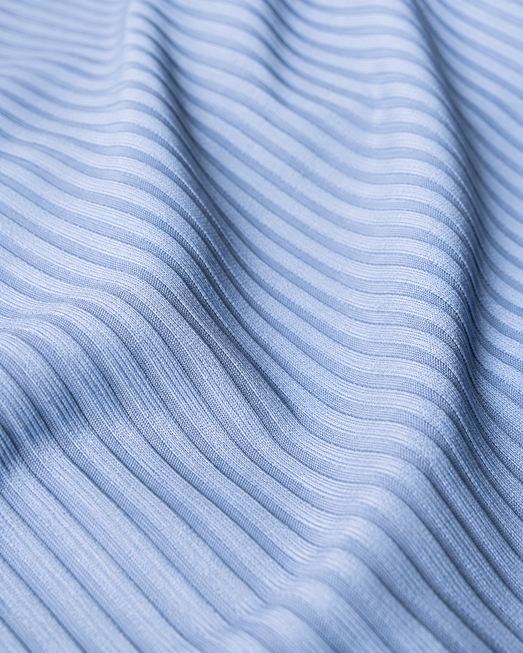 TENCEL™ LYOCELL RIB T-SHIRT NINA MID BLUE T-shirt jan-n-june 8