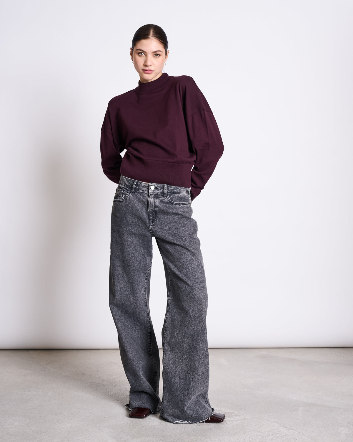 JUMPER YIN CHERRY LACQUER GOTS Jumper jan-n-june 1