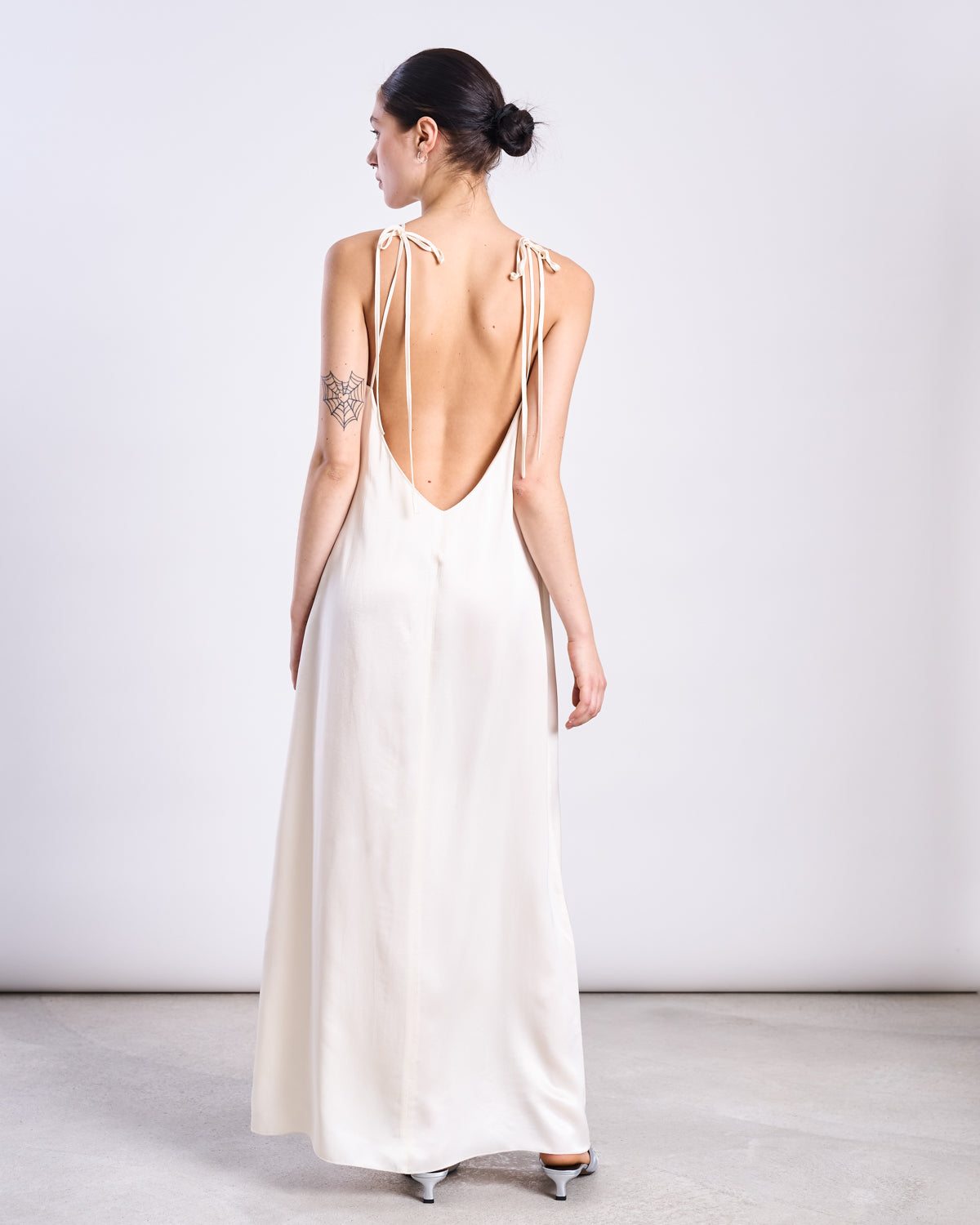 NECKHOLDER SLIPDRESS SICAYA OFFWHITE Skirt jan-n-june 6
