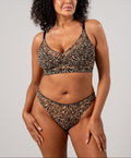 UNDERSTATEMENT MESH BALCONETTE LEOPARD Lingerie jan-n-june 1