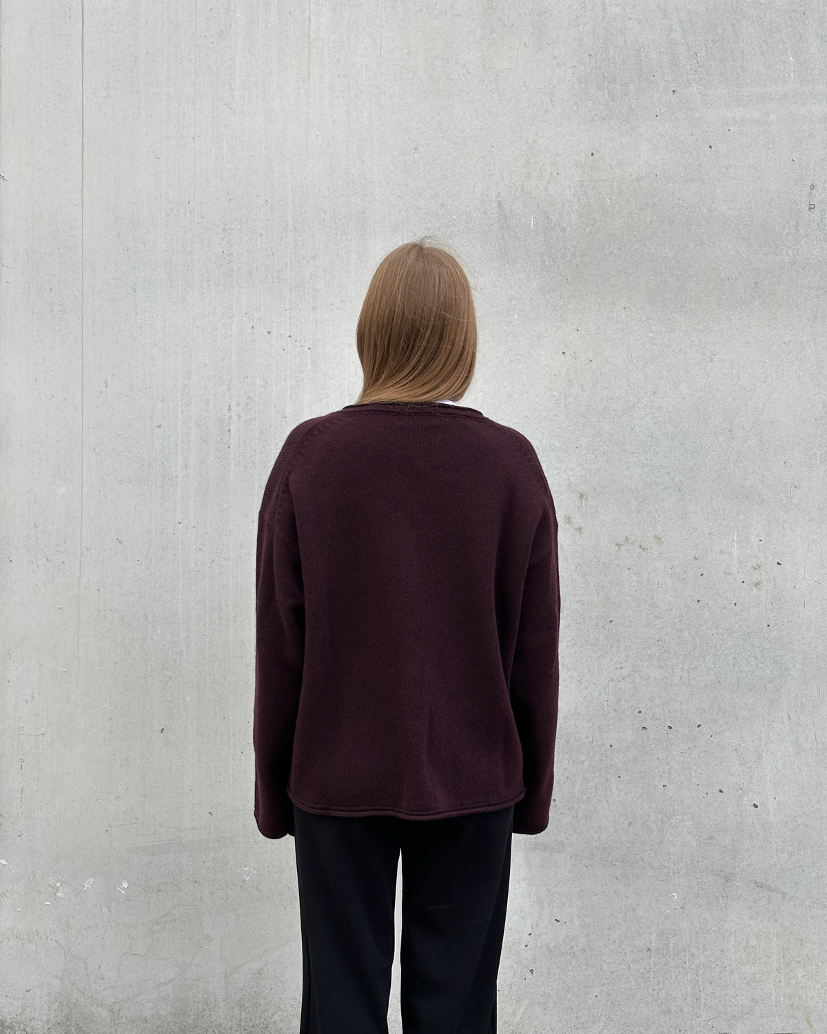 OVERSIZED WOOL CARDIGAN TINCO CHERRY LACQUER GOTS Cardigan jan-n-june 3