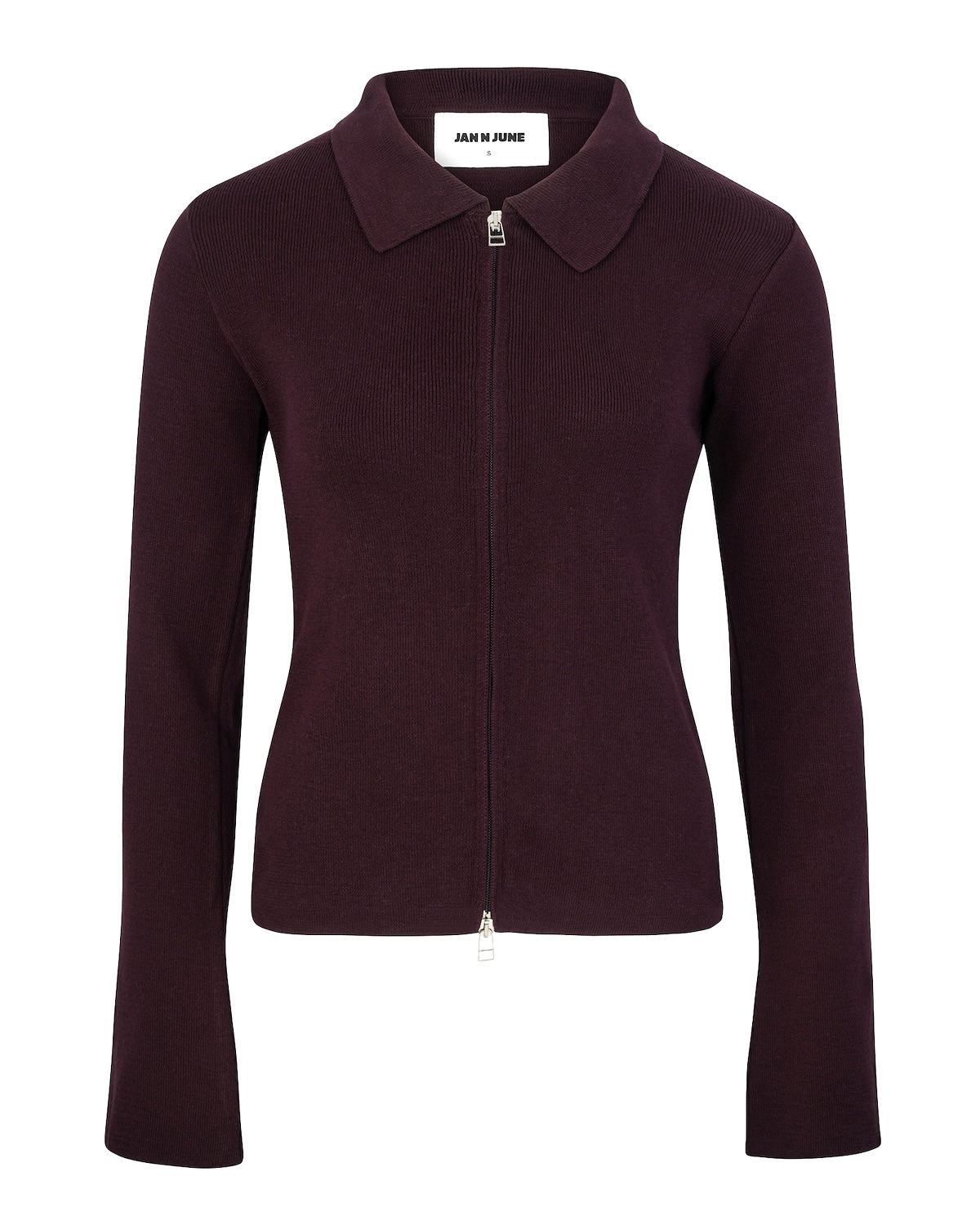 ZIP CARDIGAN TYRIE CHERRY LACQUER GOTS cardigan jan-n-june 4