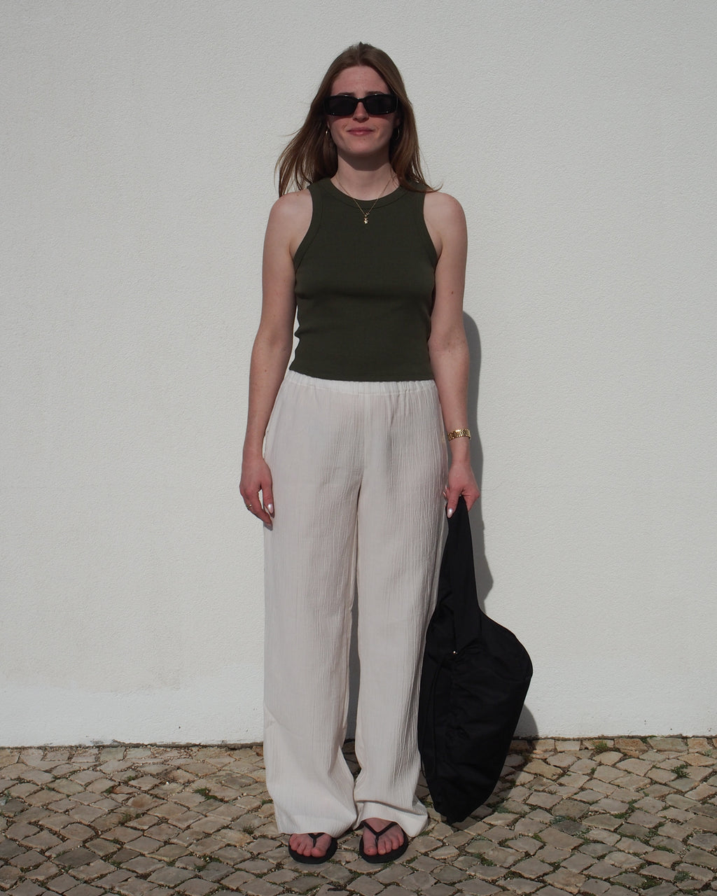 CRINKLE PANTS HAVA OFFWHITE Pants jan-n-june 9