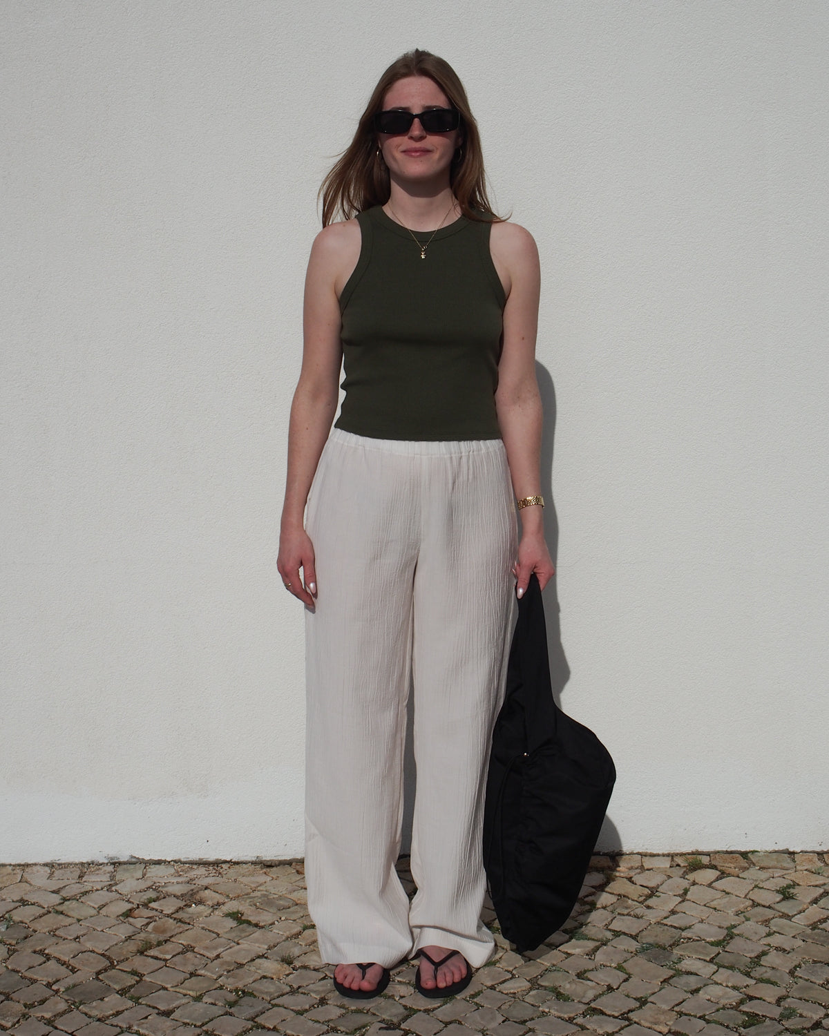 CRINKLE PANTS HAVA OFFWHITE Pants jan-n-june 9