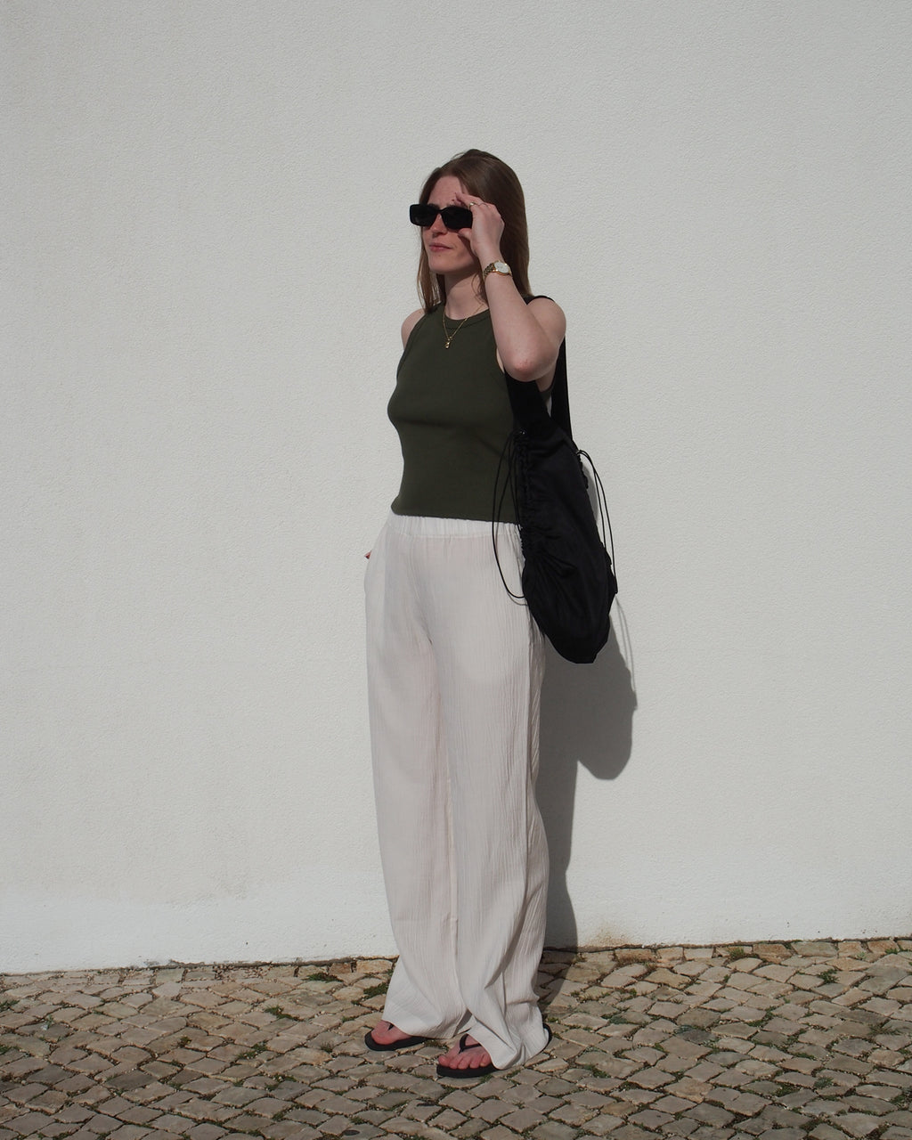 CRINKLE PANTS HAVA OFFWHITE Pants jan-n-june 11