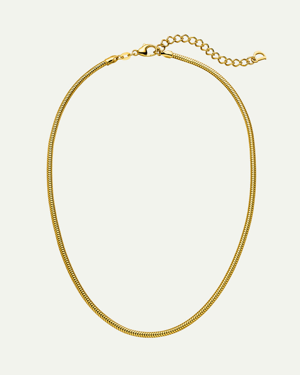 DEAR DARLING BERLIN DELICATE SHORT SNAKE NECKLACE GOLD jan-n-june 1
