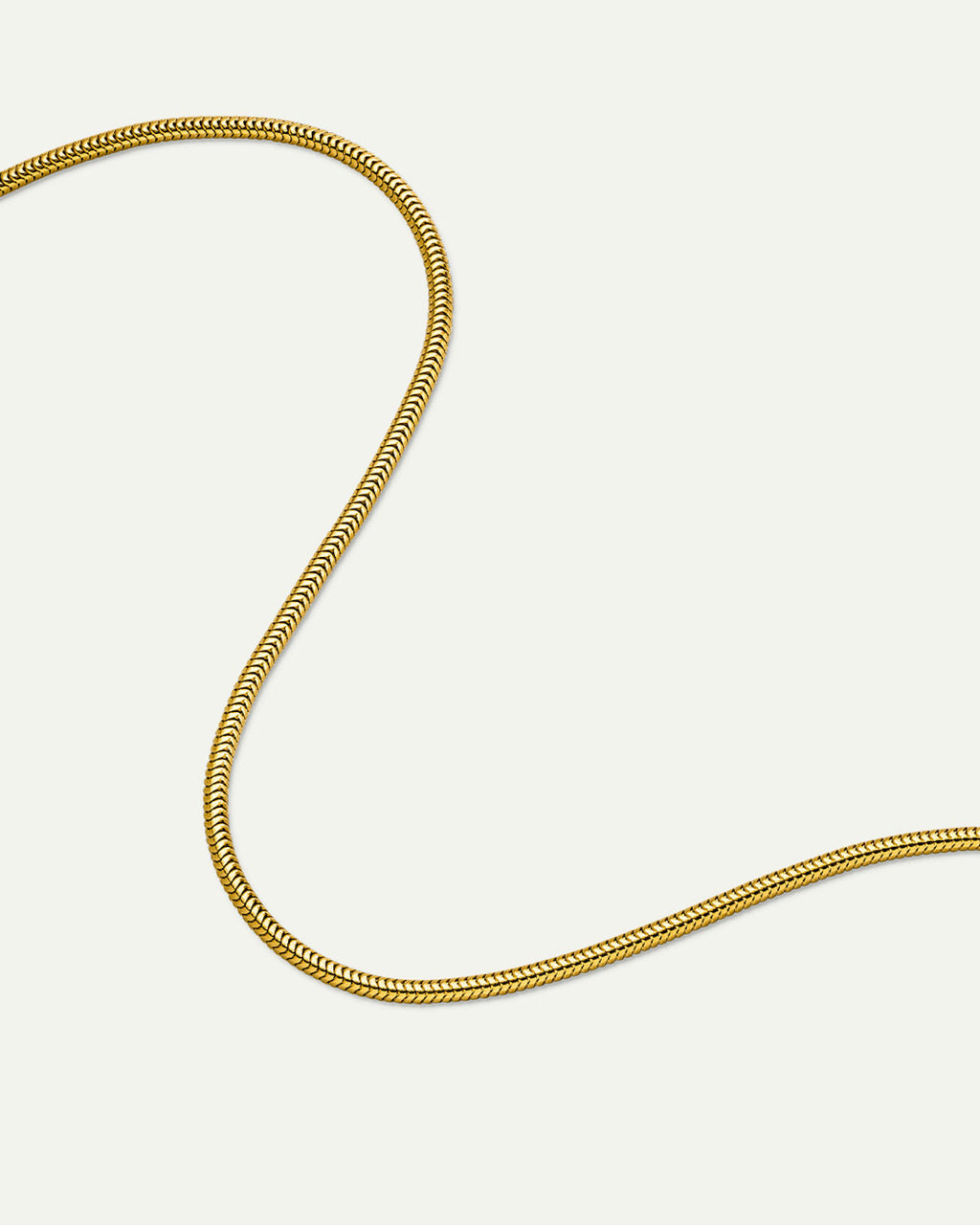 DEAR DARLING BERLIN DELICATE SHORT SNAKE NECKLACE GOLD jan-n-june 3