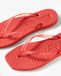 SLEEPERS TAPERED FLIP FLOPS TRANSPARENT RED Flip Flops jan-n-june 1