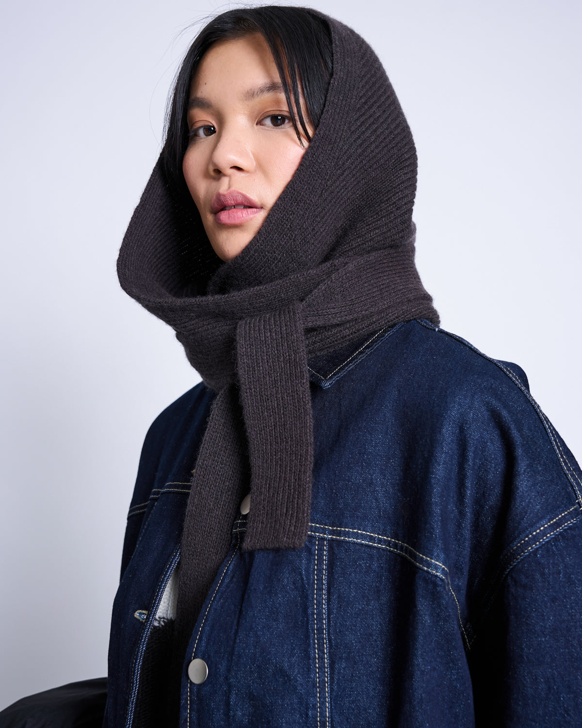 LAMBSWOOL HOODED SCARF NIRA ZARTBITTER GOTS Accessories jan-n-june 1