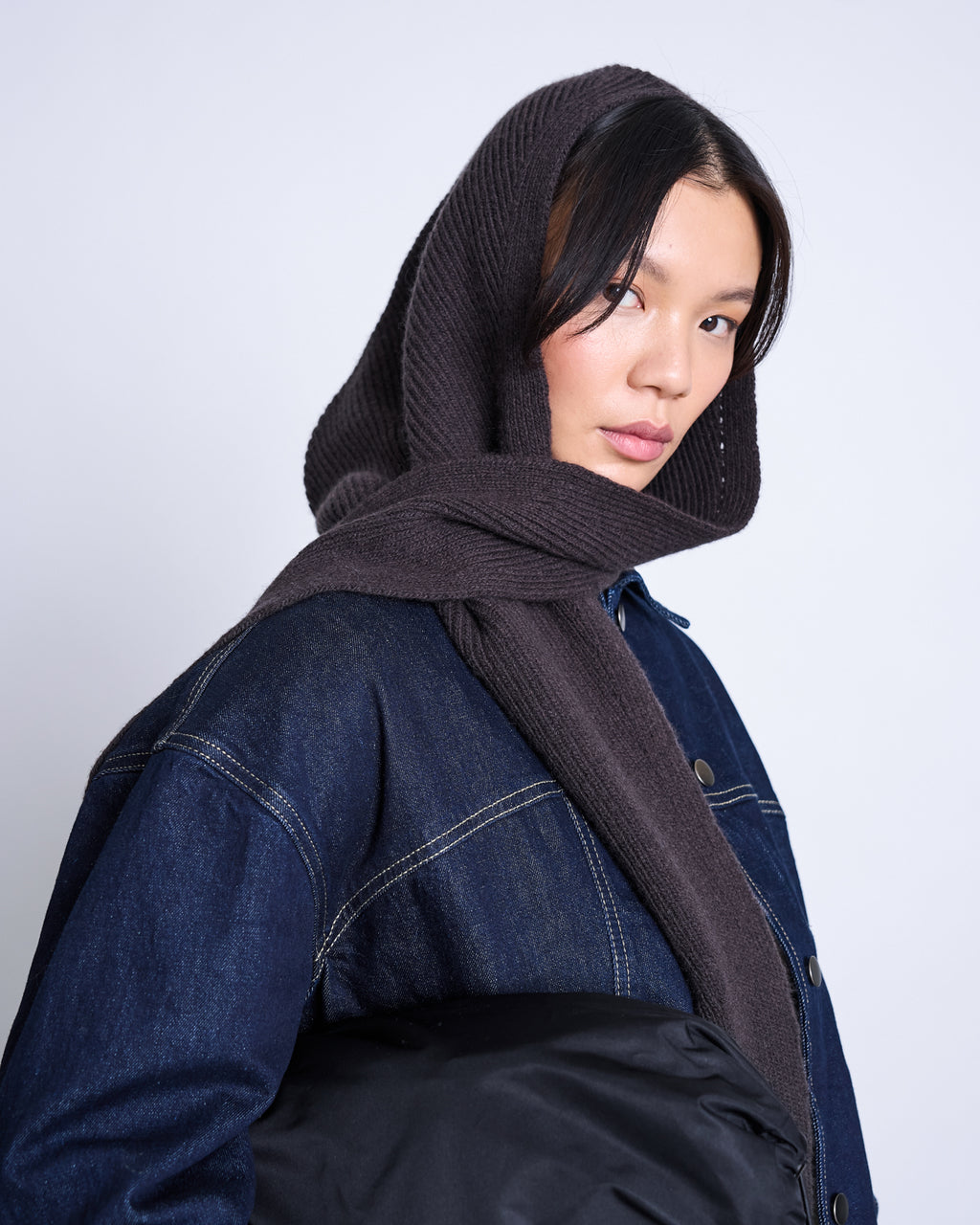 LAMBSWOOL HOODED SCARF NIRA ZARTBITTER GOTS Accessories jan-n-june 3