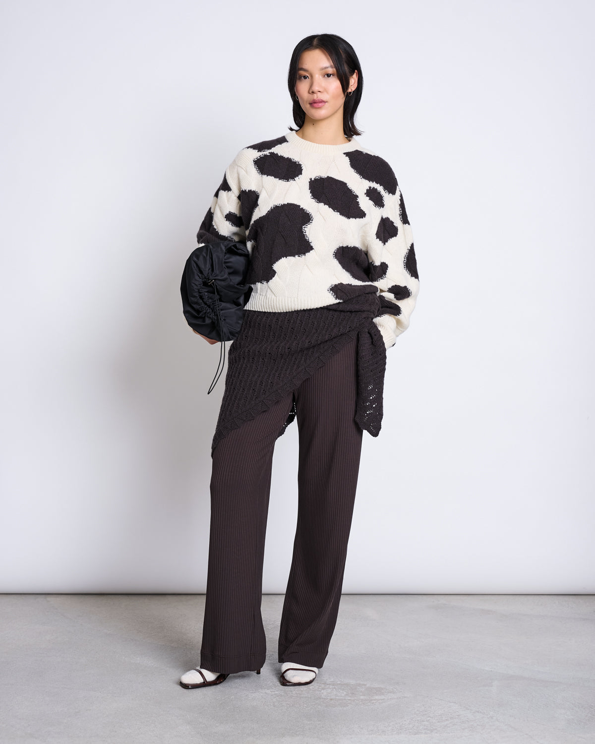 BRAIDED COW JUMPER OREN OFFWHITE ZARTBITTER GOTS Sweater jan-n-june 6