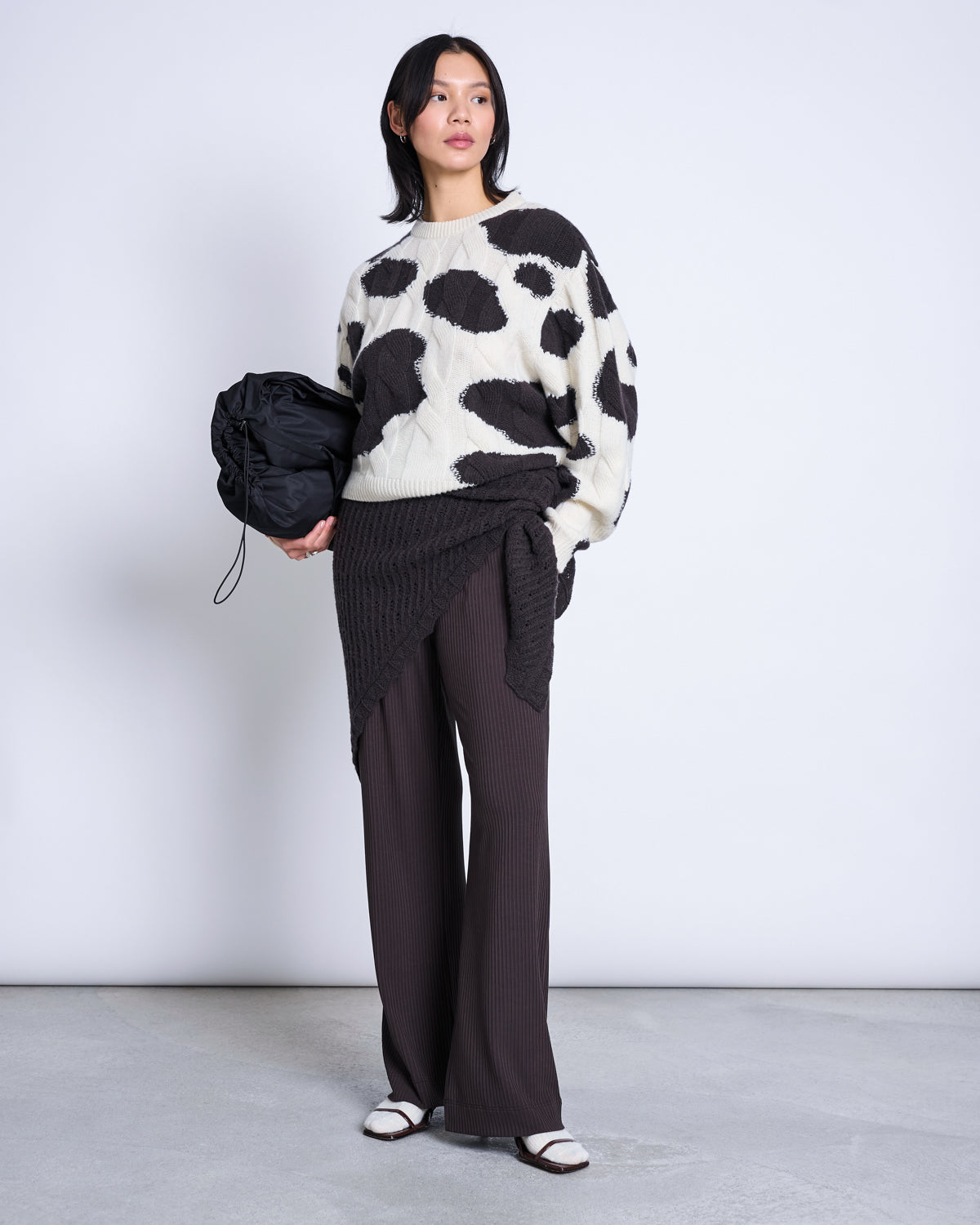 BRAIDED COW JUMPER OREN OFFWHITE ZARTBITTER GOTS Sweater jan-n-june 7