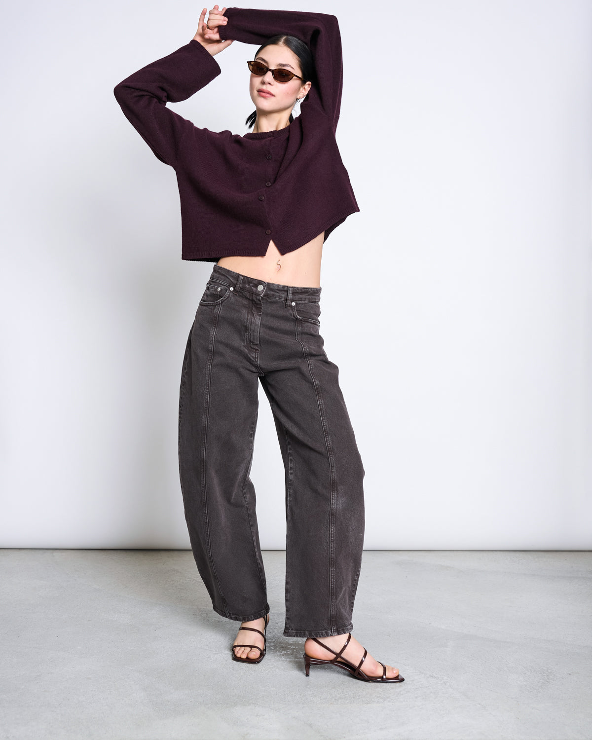 LIGHT CARDIGAN WOOLY ASAS CHERRY LACQUER GOTS Cardigan jan-n-june 3