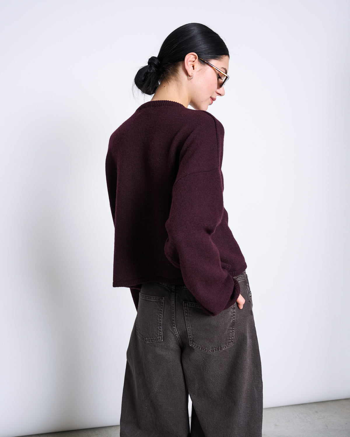 LIGHT CARDIGAN WOOLY ASAS CHERRY LACQUER GOTS Cardigan jan-n-june 5