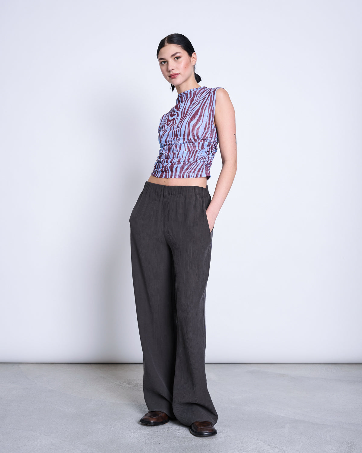 CRINKLE PANTS HAVA MUD Pants jan-n-june 4