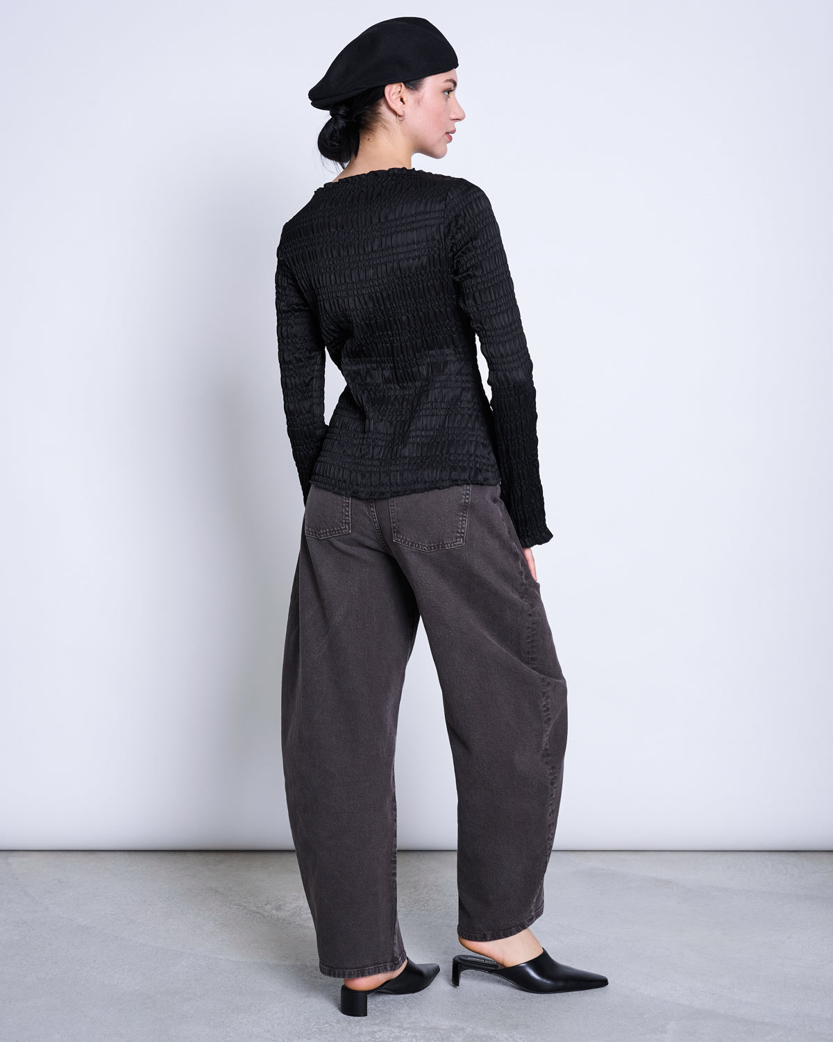 SMOCKED LONGSLEEVE SENNA BLACK Longsleeve jan-n-june 3