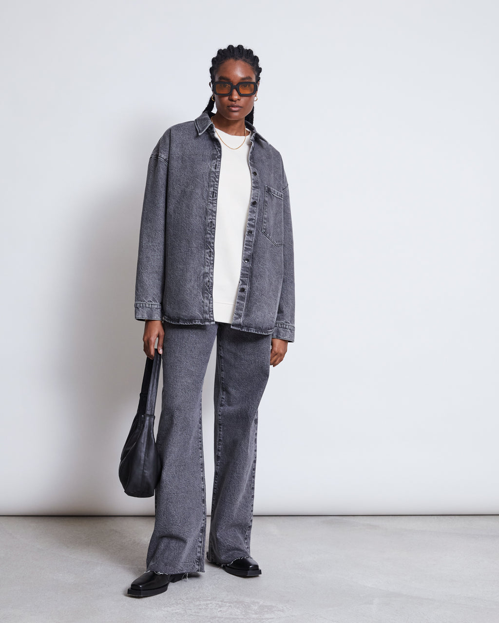DENIM SHIRT SOLACE LIGHT GREY jan-n-june 4