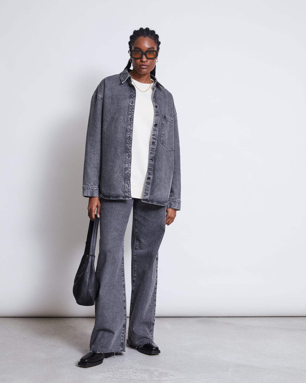DENIM SHIRT SOLACE LIGHT GREY jan-n-june 4