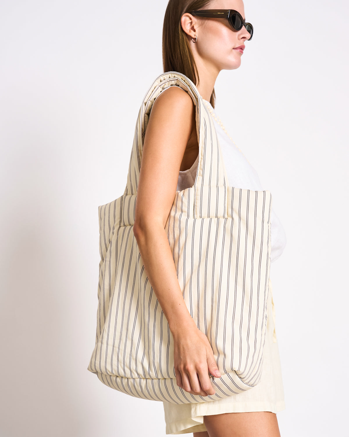 PADDED SHOPPER SMOL BUTTERMILK STRIPED Accessories jan-n-june 3