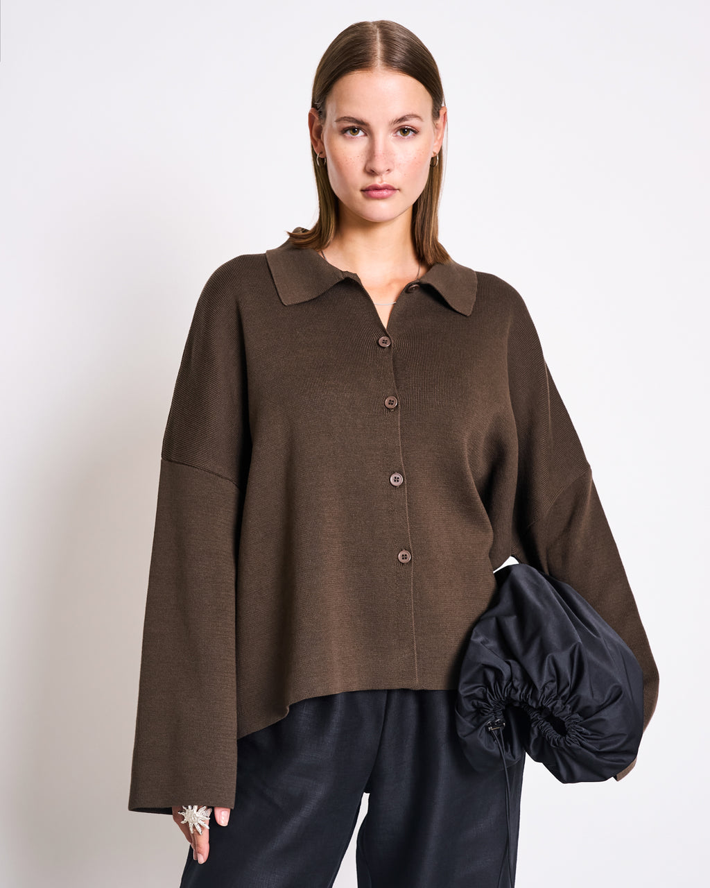 CARDIGAN ANJO MUD GOTS Cardigan jan-n-june 2