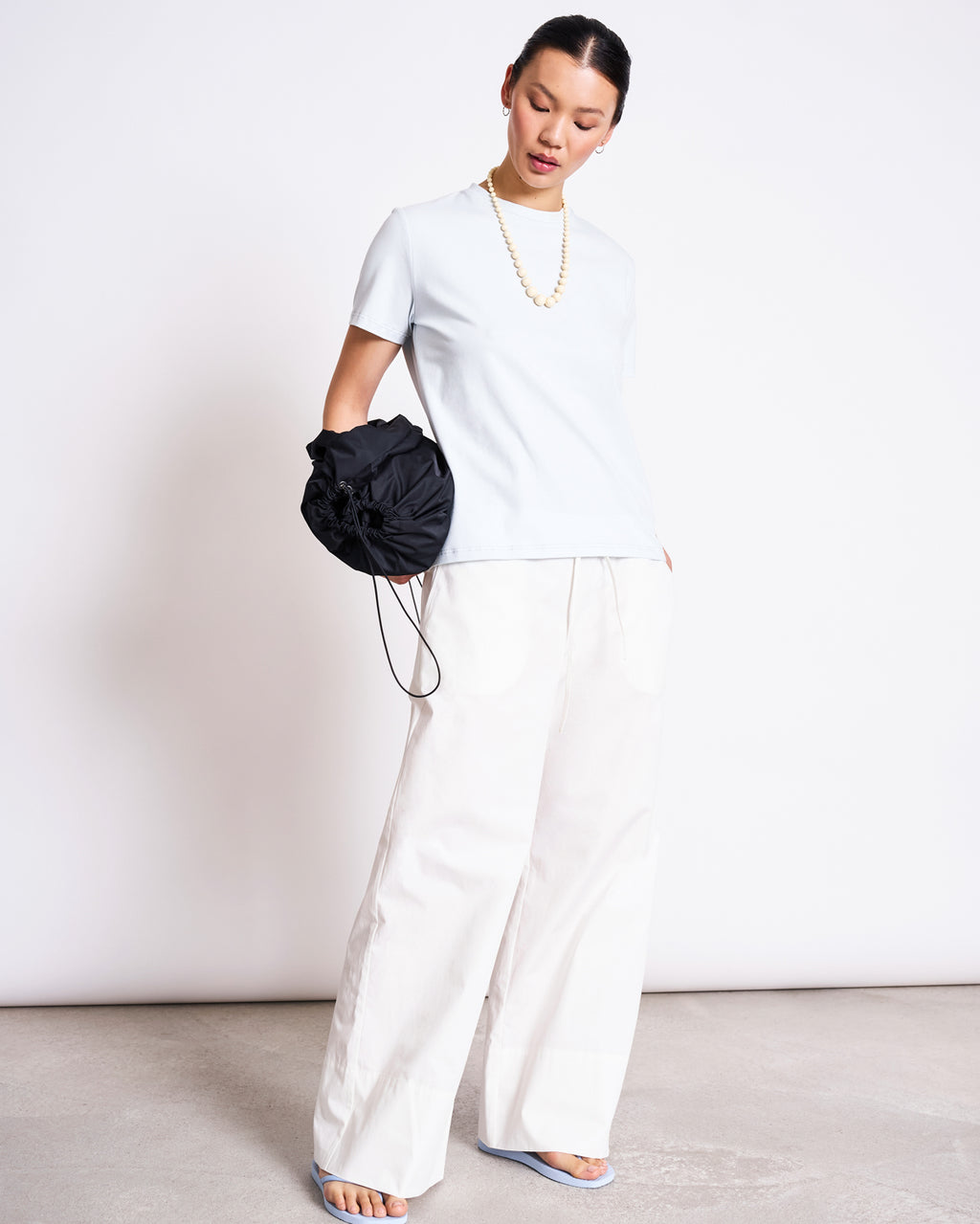 BRUSHED T-SHIRT BOY ICE BLUE GOTS T-shirt jan-n-june 2