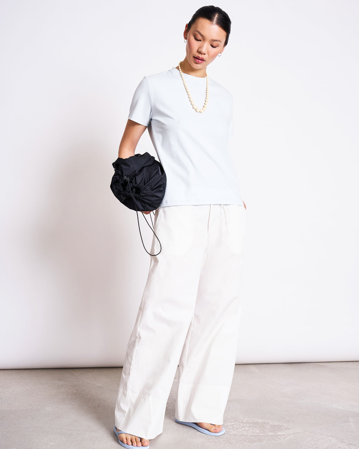 BRUSHED T-SHIRT BOY ICE BLUE GOTS T-shirt jan-n-june 2