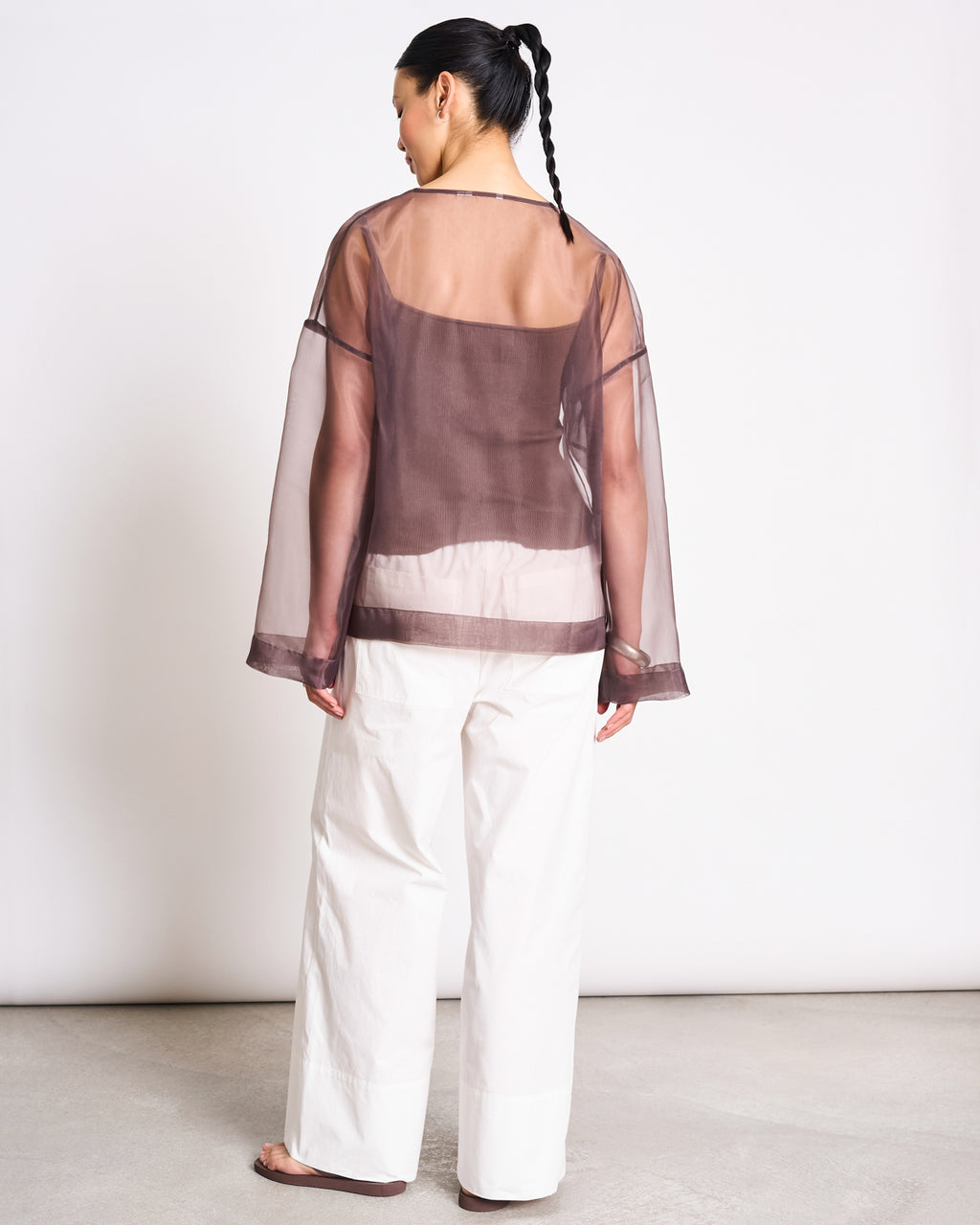 ORGANZA LONGSLEEVE SIMIA MUD Longsleeve jan-n-june 5