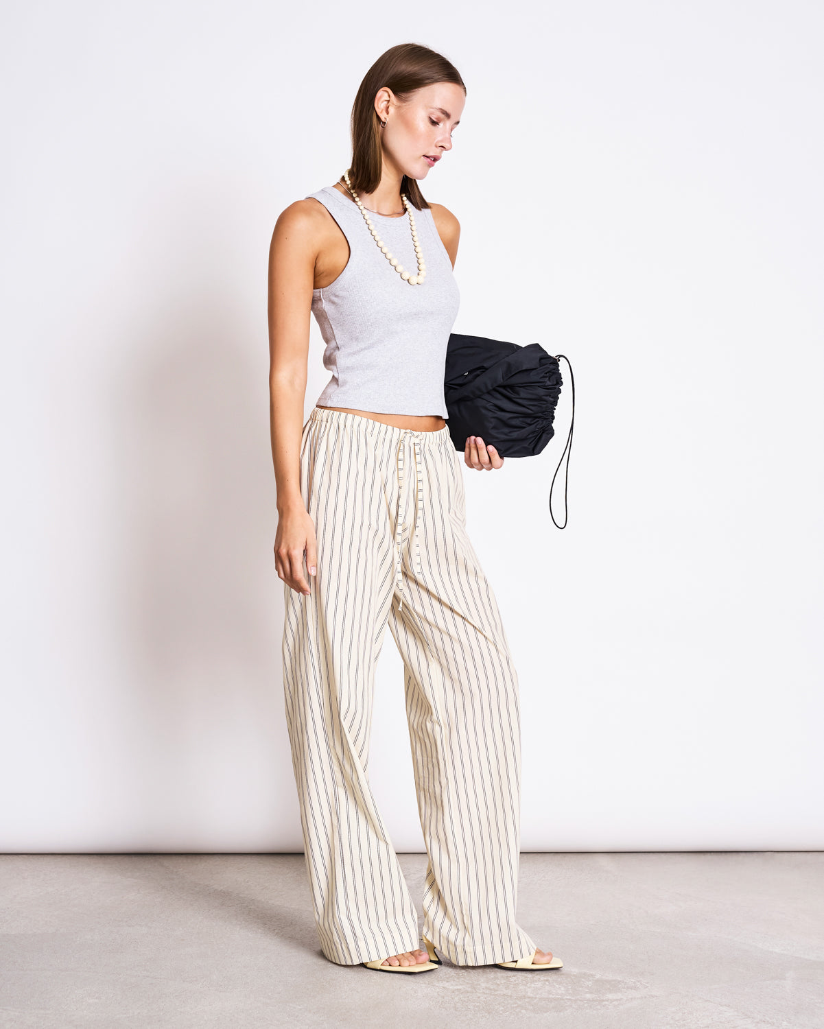 MID RISE LOOSE PANTS CETOS BUTTERMILK STRIPED GOTS Pants jan-n-june 2