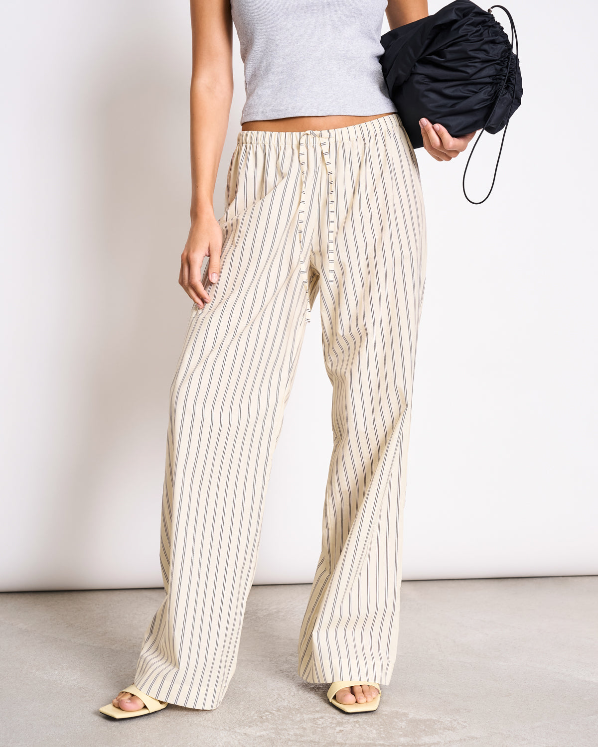 MID RISE LOOSE PANTS CETOS BUTTERMILK STRIPED GOTS Pants jan-n-june 1