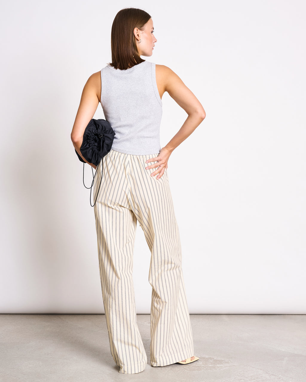 MID RISE LOOSE PANTS CETOS BUTTERMILK STRIPED GOTS Pants jan-n-june 4