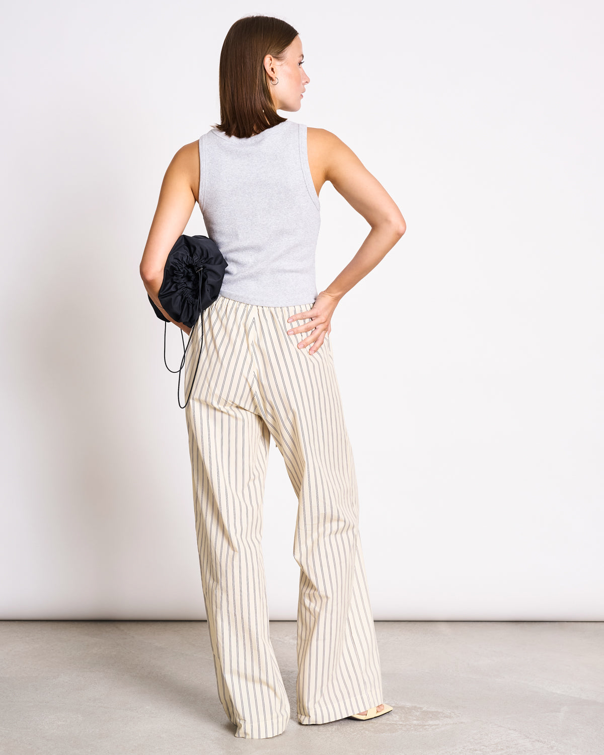 MID RISE LOOSE PANTS CETOS BUTTERMILK STRIPED GOTS Pants jan-n-june 4
