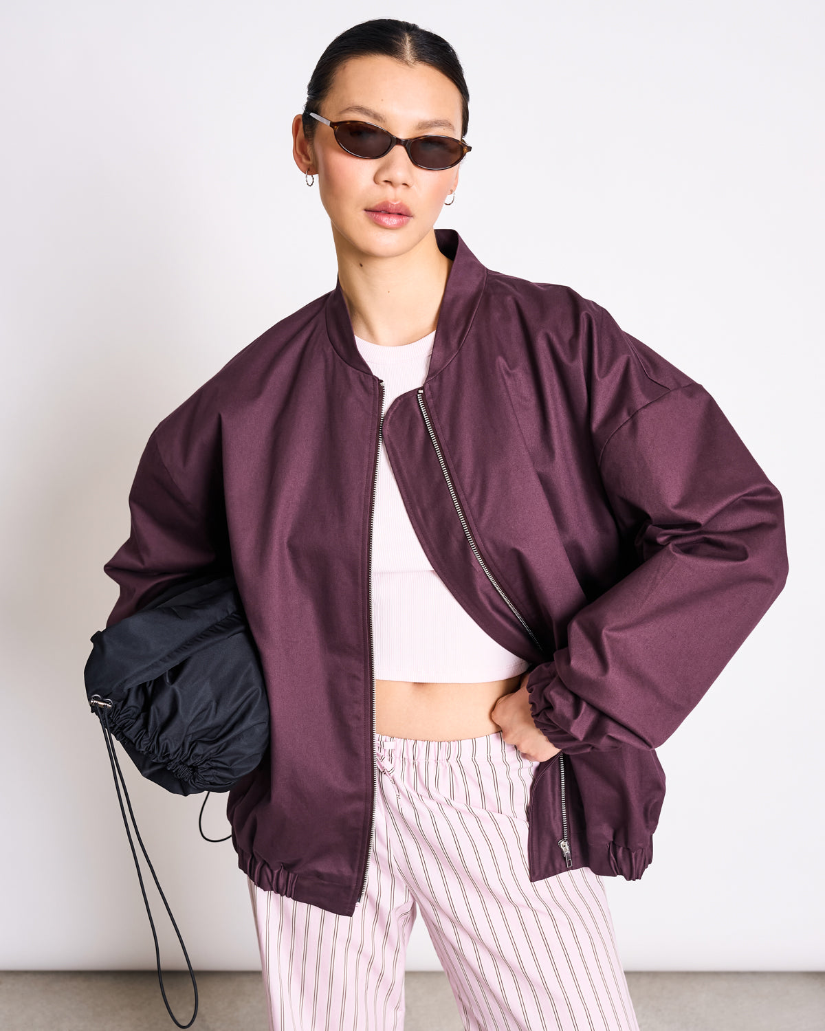 OVERSIZED BLOUSON TANARO CHERRY LACQUER Jacket jan-n-june 3
