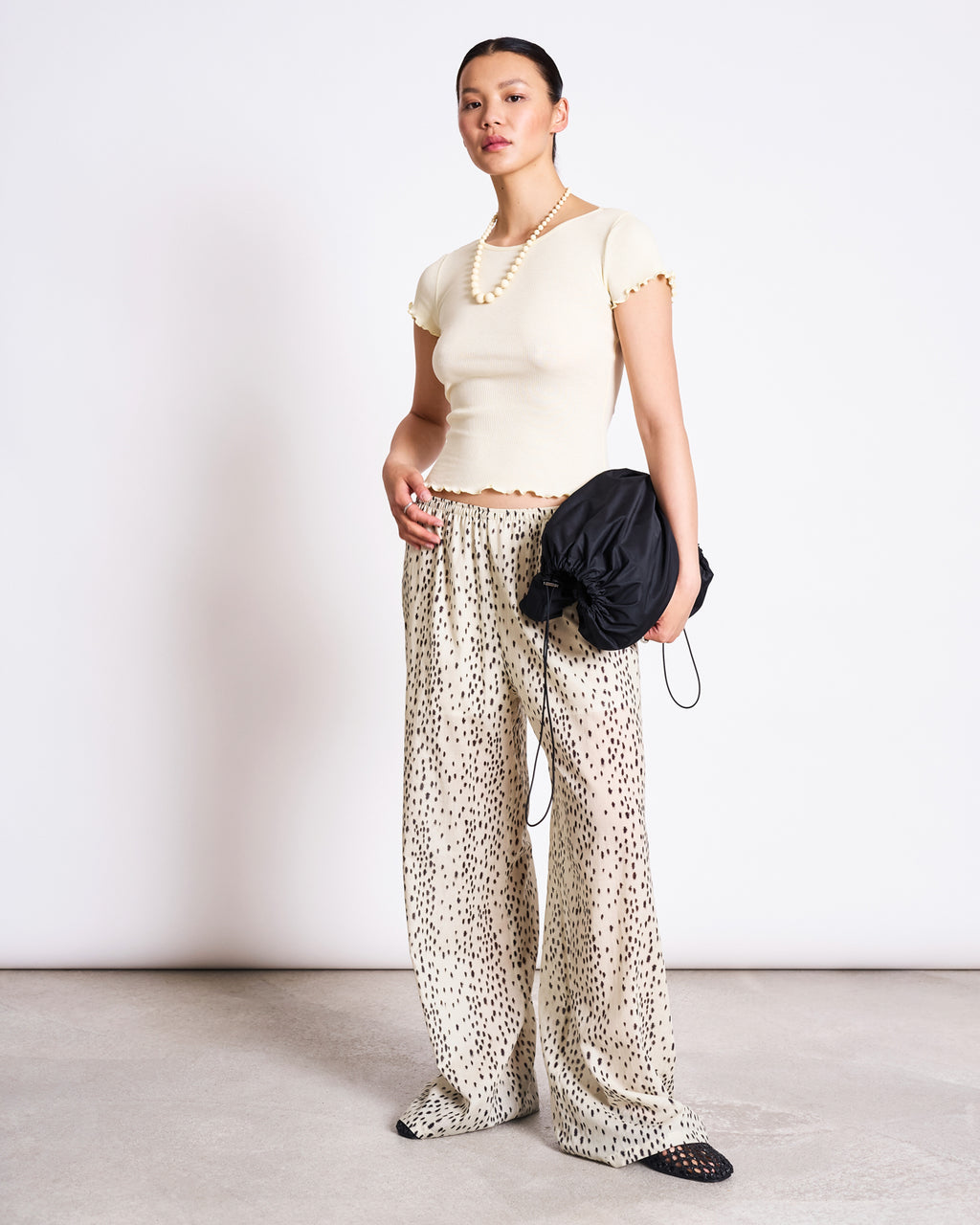 MINIRIB T-SHIRT REN BUTTERMILK GOTS T-shirt jan-n-june 1